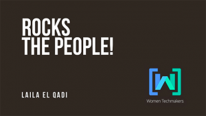 Laila El Qadi en el WomenTechMakers