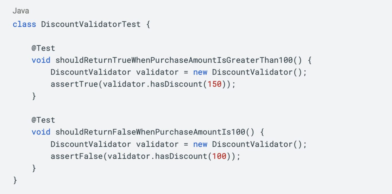 Hemos creado estos tests para probarlo: