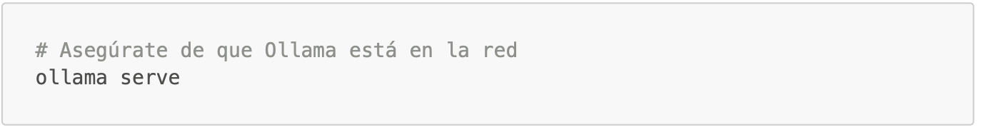 Configuración en el equipo servidor: